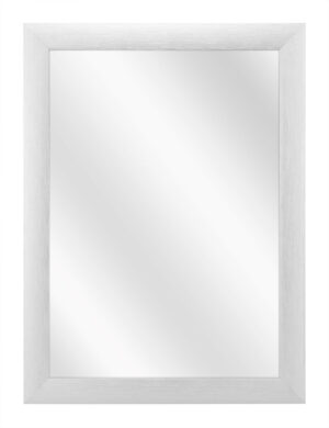 Brushed Spiegel met  Aluminium Kader - Zilver Geschuurd - 50 x 70 cm