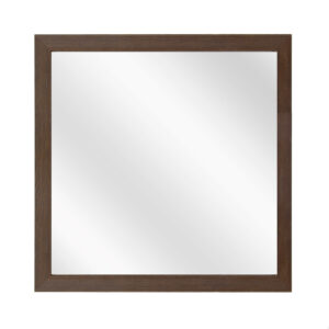 Spiegel met Vlakke Houten Lijst - Koloniaal - 51,5 x 51,5 cm - Lijstbreedte: 15 mm