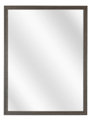 Spiegel met Vlakke Houten Lijst - Antraciet Eik - 51,5 x 71,5 cm - Lijstbreedte: 15 mm
