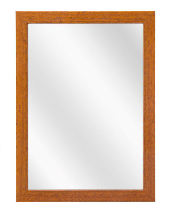 Spiegel met Vlakke Houten Lijst - Kersen - 52 x 72 cm - Lijstbreedte: 20 mm