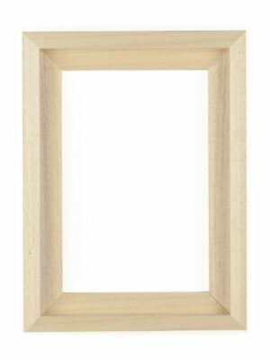 Wide Houten Baklijst - Blank Ongelakt 59,4 x 84 cm - A1 formaat (A1)