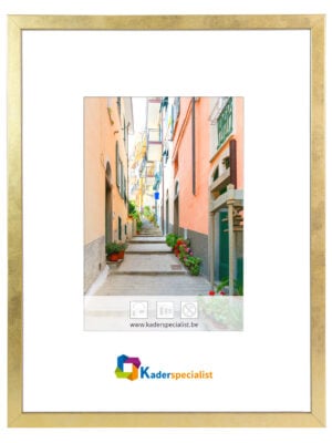 Fotokader Elegant MDF - Goud 21 x 29,7 cm - A4 formaat