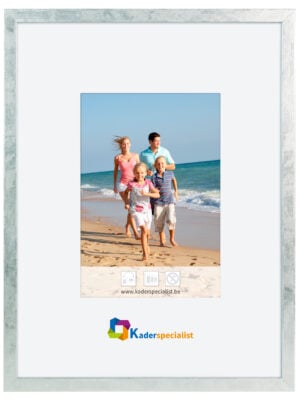 Fotokader Elegant MDF - Zilver 21 x 29,7 cm - A4 formaat